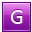 Pink G icon