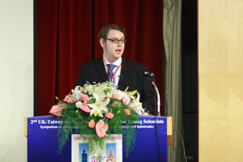 Me talking at 2nd INYS Taiwan Conference